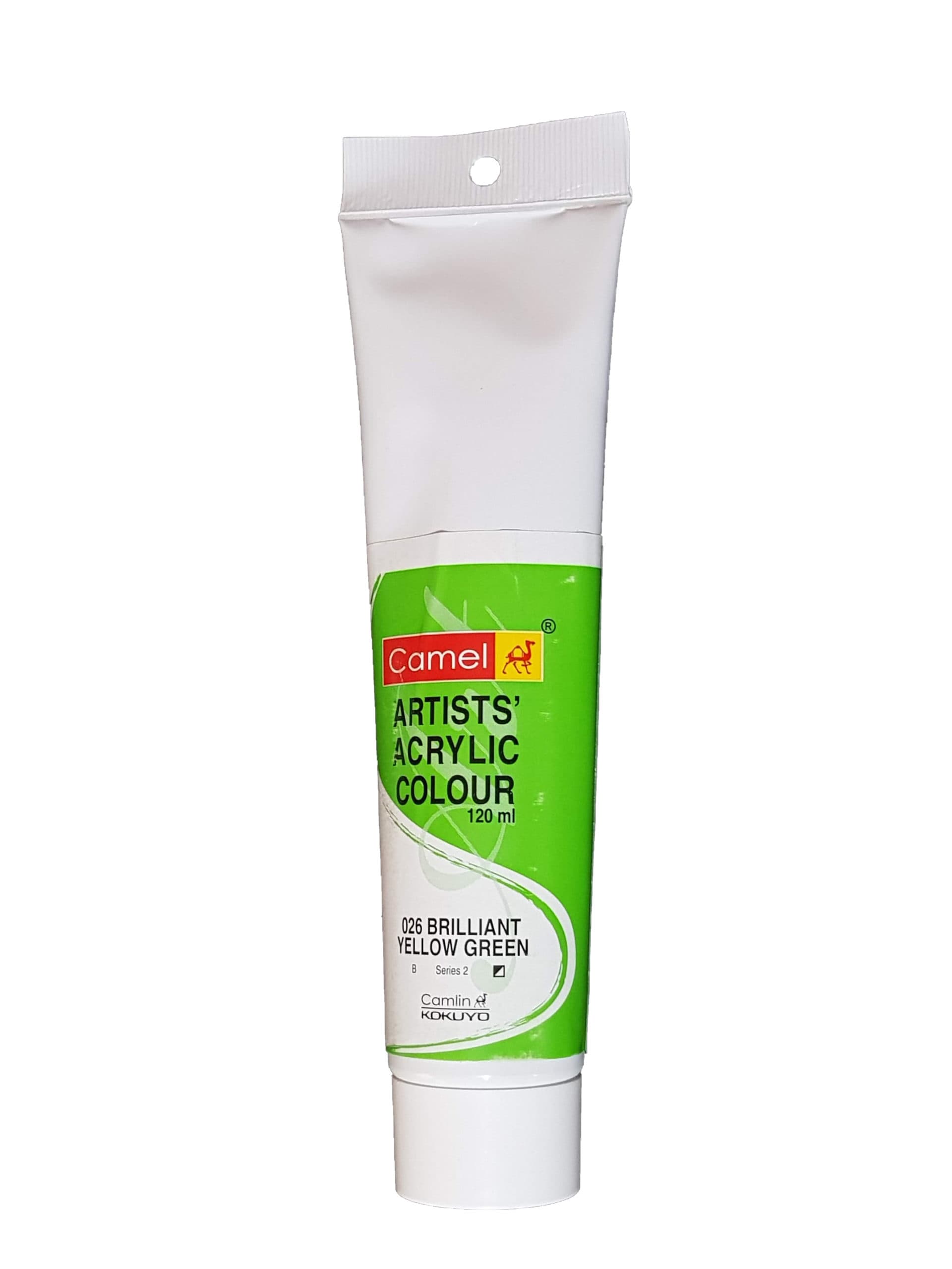 Camel Artist Acrylic Color Brilliant Yellow Green Tube 120m