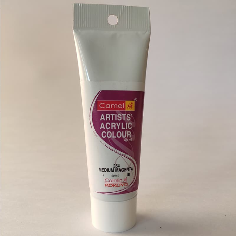 Camel Artist Acrylic Color Medium Magenta Tube 120ml