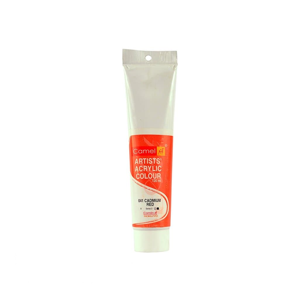 Camel Artist Acrylic Color Cadmium Red Tube 120ml