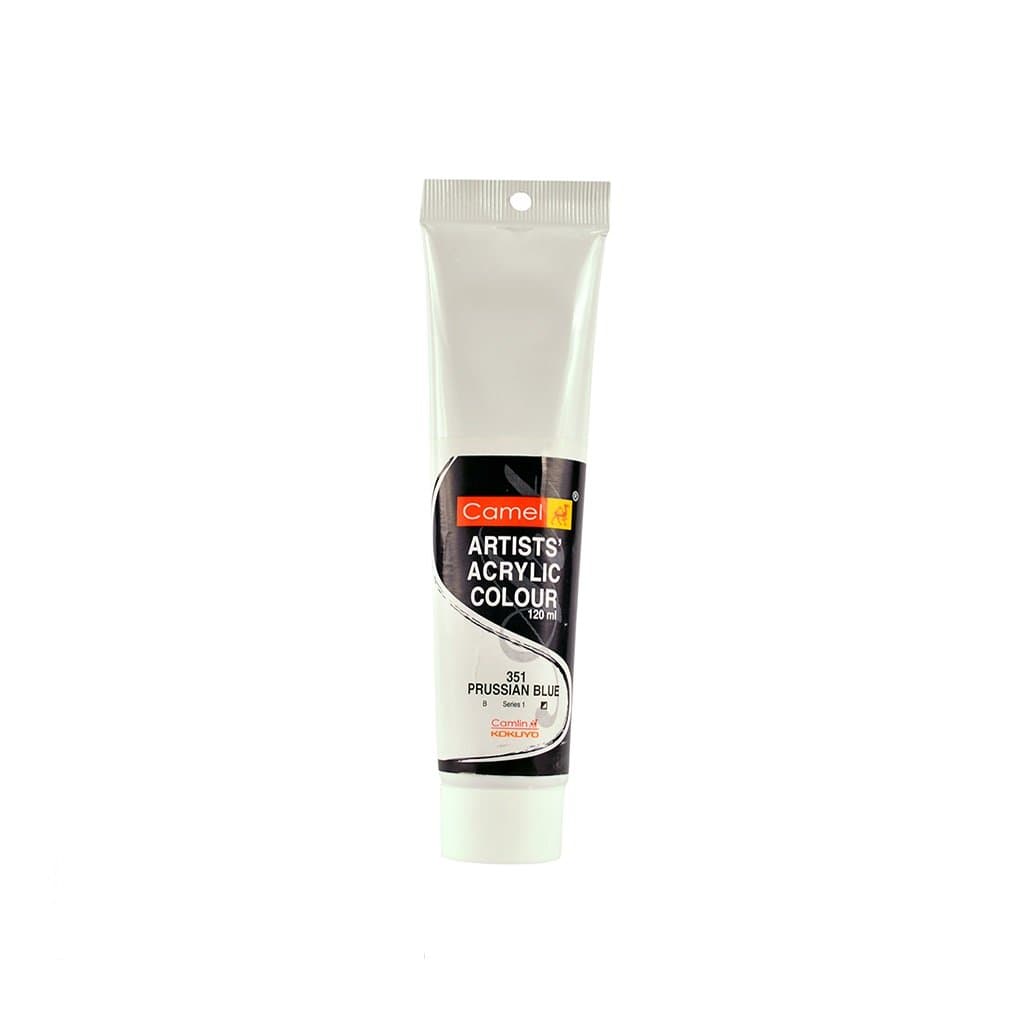 Camel Artist Acrylic Color Prussian Blue Tube 120ml                                                                   PRUSSIAN BLUE TUBE 120ML
