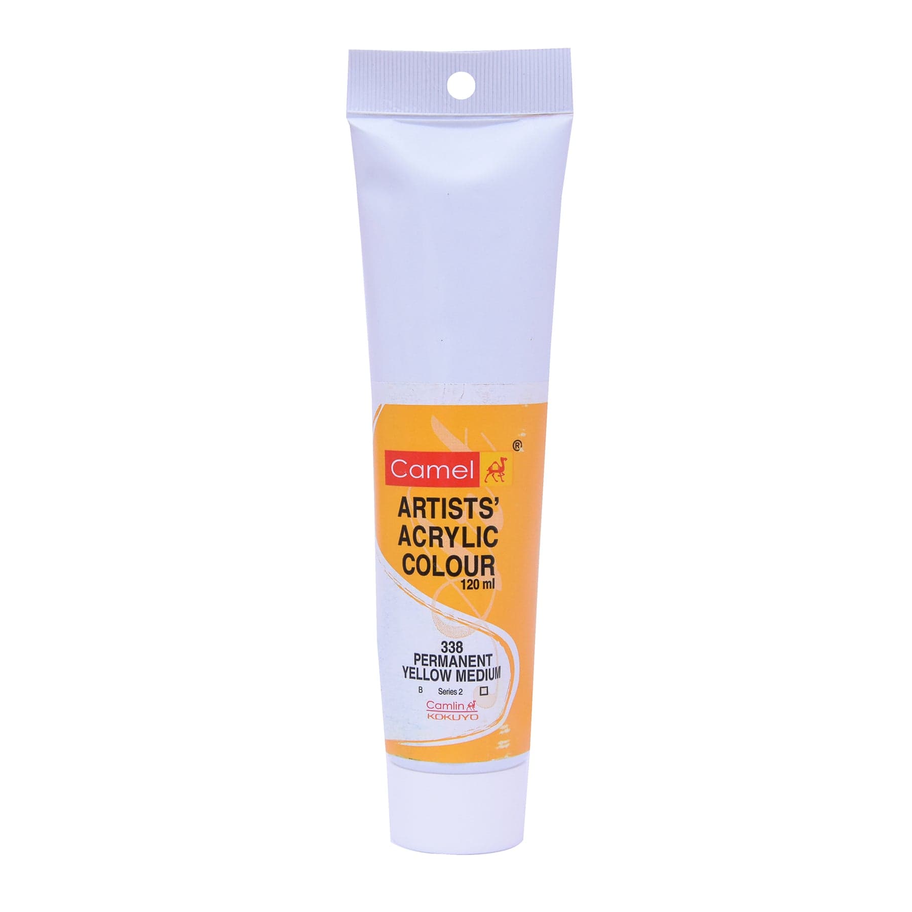 Camel Artist Acrylic Color Permanent Yellow Medium Tube 120ml