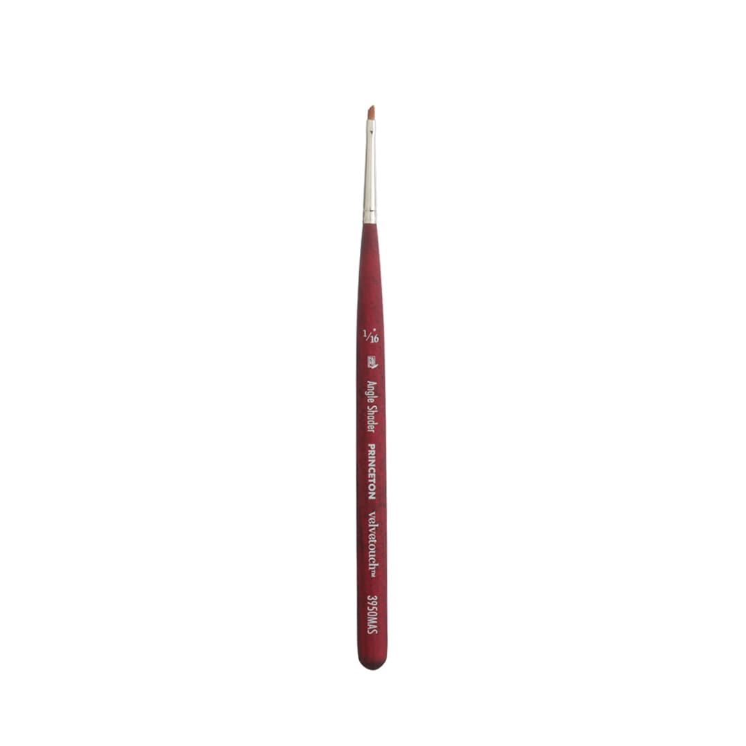 PRINCETON VELVETOUCH SYNTHETIC SH MINI ANGLE SHADER SIZE 1/16