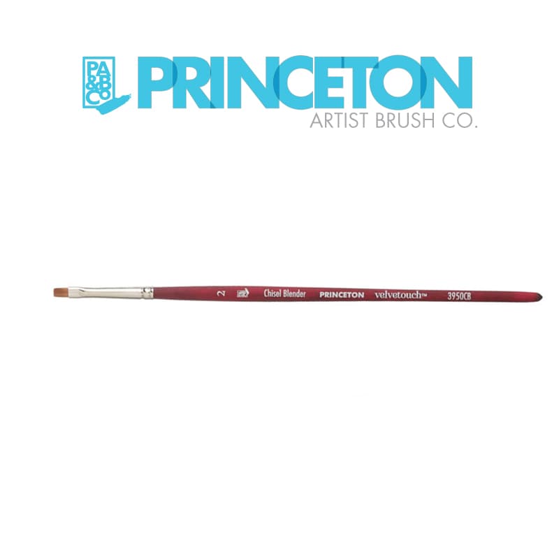 PRINCETON VELVETOUCH SYN SH CHISEL BLENDR SIZE 2