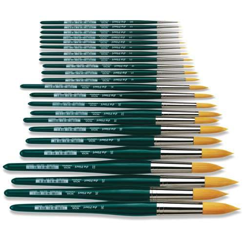 Davinci Nova Water Colour Brush Golden Synthetic Hair 1570 . Size 22