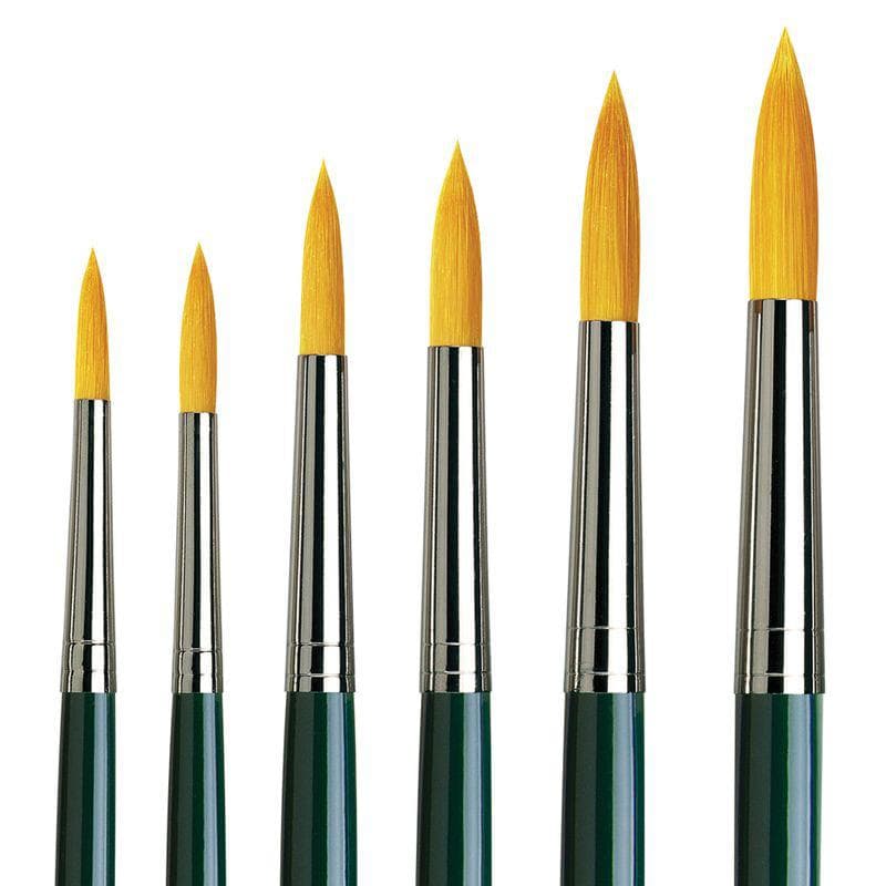 Davinci Nova Water Colour Brush Golden Synthetic Hair 1570 (OPEN STOCK)