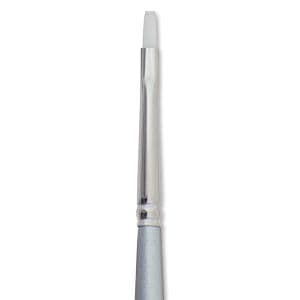 SILVER BRUSH SILVERWHITE TAKLON SERIES BRIGHT SHORT HANDLE BRUSH SIZE 10(1502S-10)
