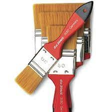 DA VINCI COSMOTOP MOTTLER SERIES 5080 RED BLACK POLISED HANDLES (Open Stock)