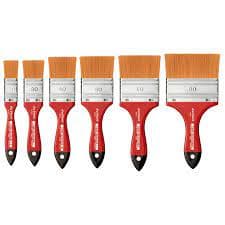 DA VINCI COSMOTOP MOTTLER SERIES 5080 RED BLACK POLISED HANDLE SIZE 60