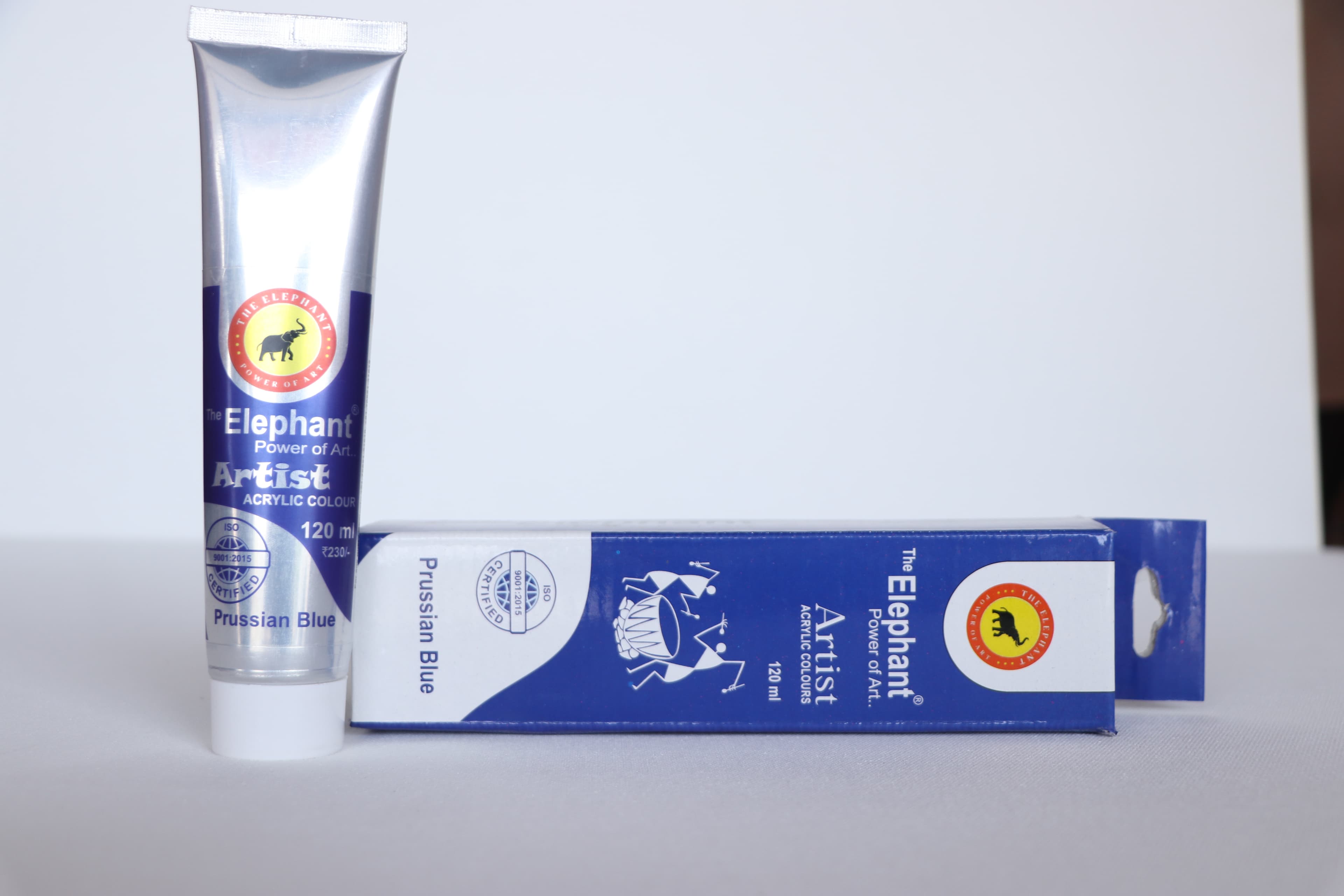 The Elephant Artist Acrylic Colors Prussian Blue 120ml