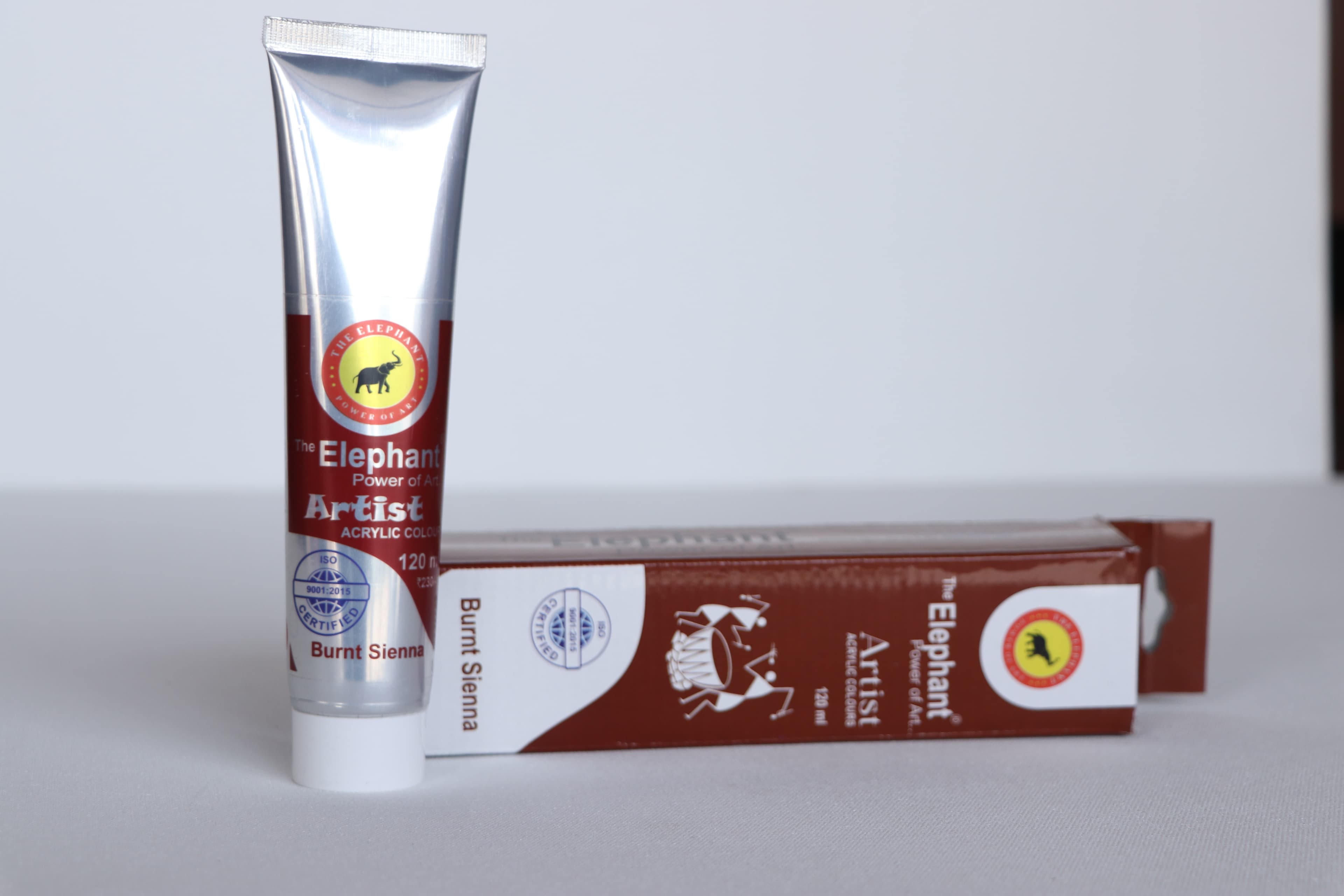 The Elephant Artist Acrylic Colors Brunt Sienna 120ml