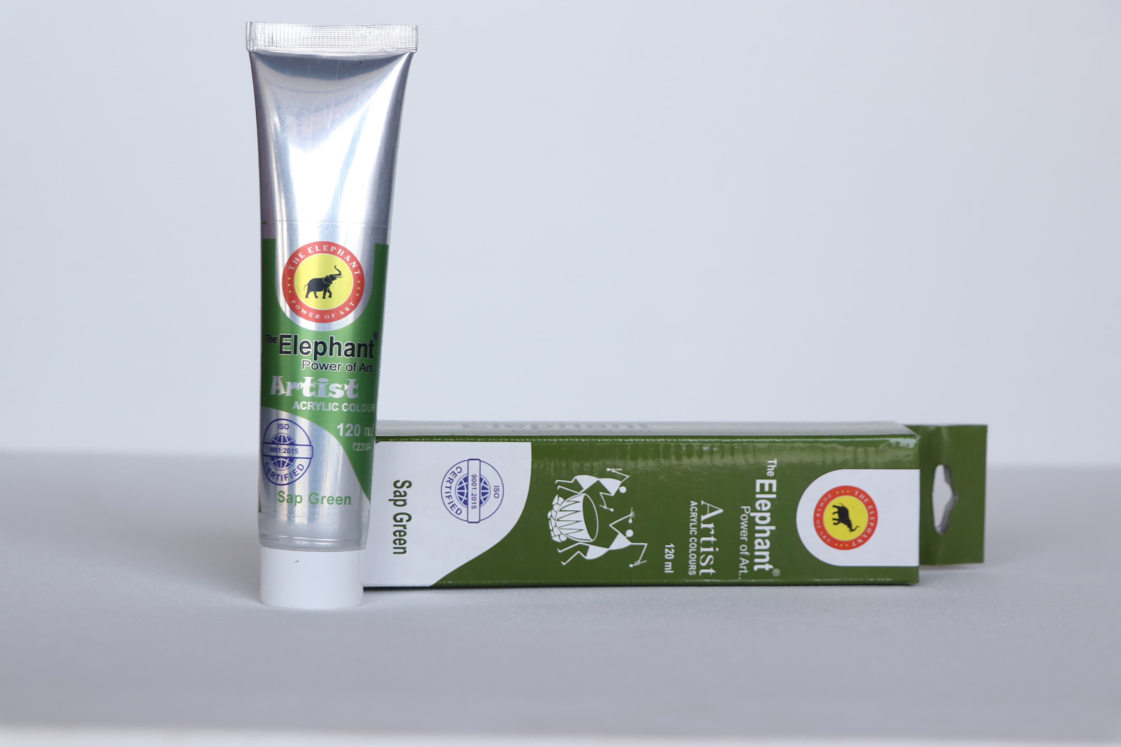 The Elephant Artist Acrylic Colors Sap Green 120ml