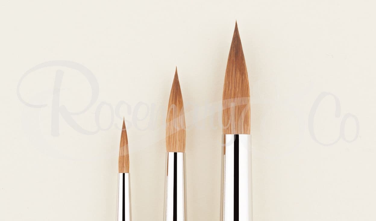 Rosemary Set 50. Watercolor brush set (SHORT HANDLE)