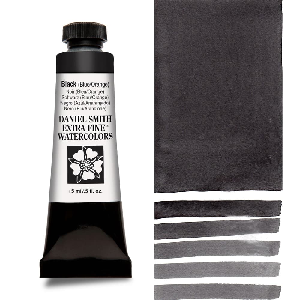 Daniel Smith Watercolor Black (Blue/Orange) 15ml Tube