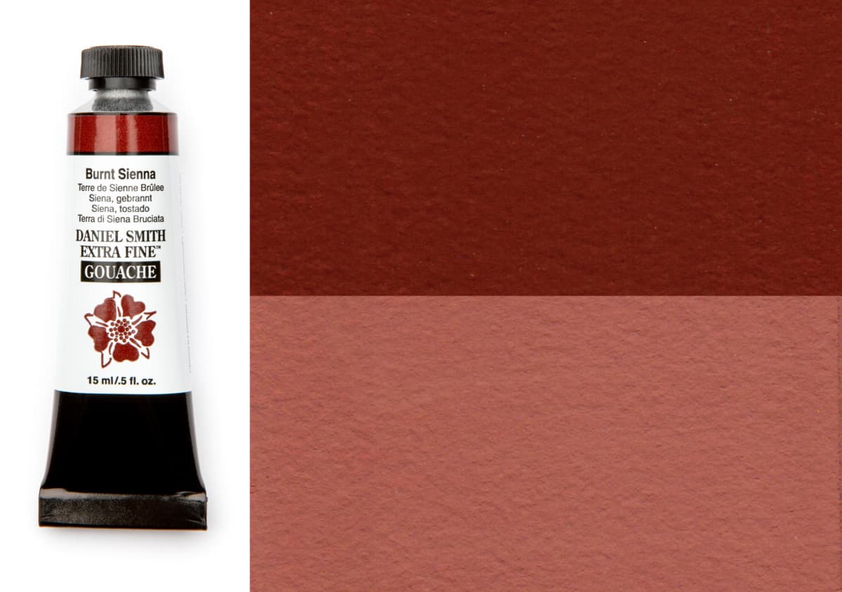 Daniel Smith Gouache Burnt Sienna 15ml tube