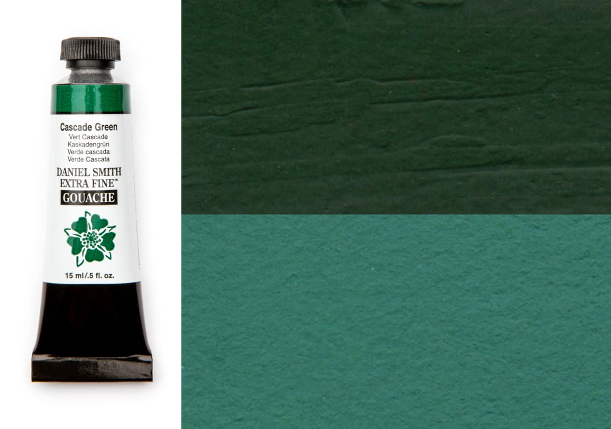 Daniel Smith Gouache Cascade Green 15ml tube
