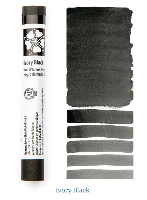 Daniel Smith Watercolor Stick Ivory Black 12ml