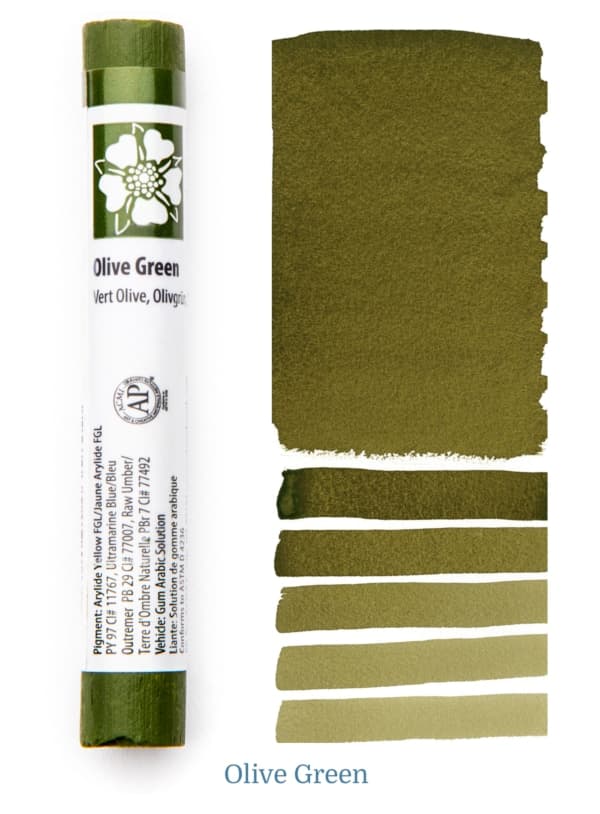 Daniel Smith Watercolor Stick Olive Green 12ml