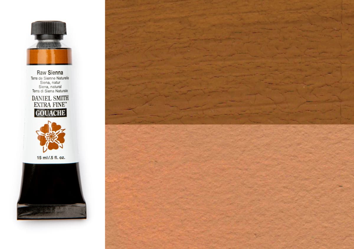 Daniel Smith Gouache Raw Sienna 15ml tube