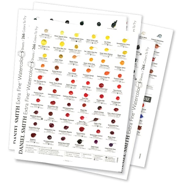 Daniel Smith 266 Color Watercolor Dot Card