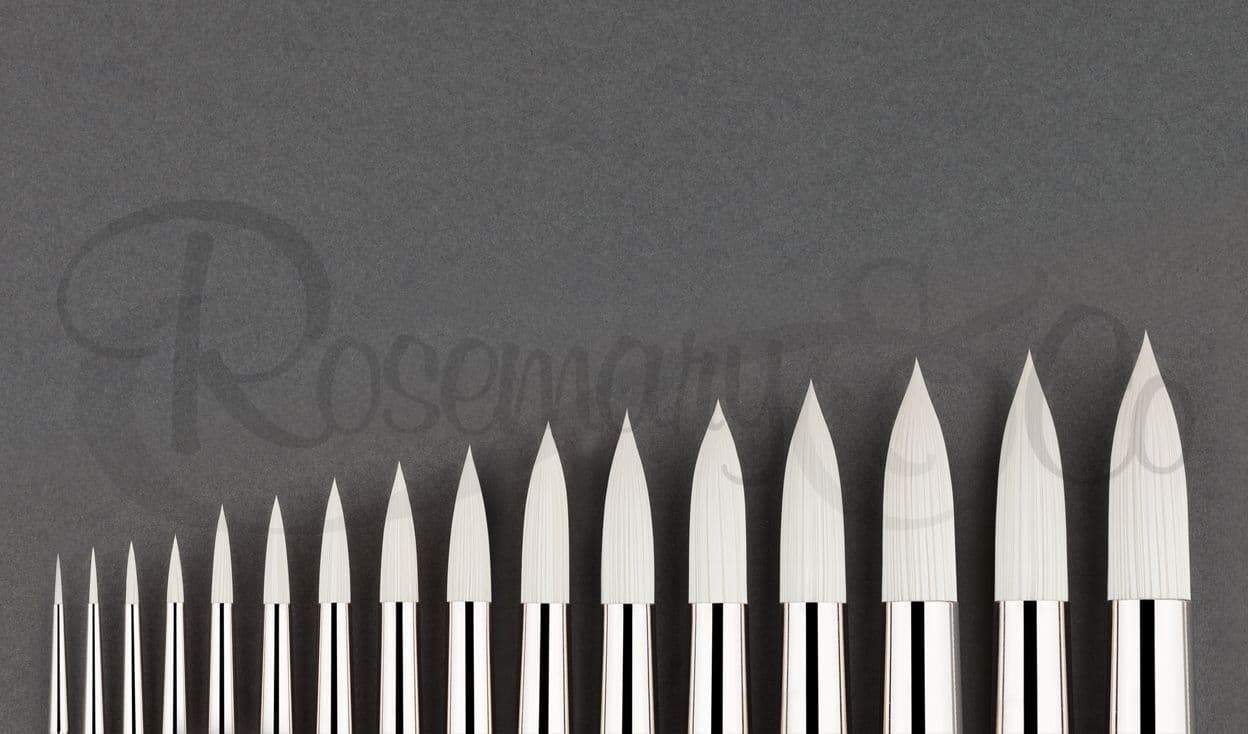 Rosemary Ivory Pointed Round Size 8 (Long handle)