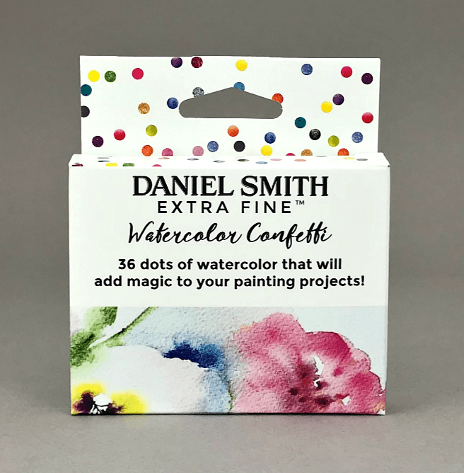 Daniel Smith 36 Confetti Mini Watercolor Dot Card Box Set-9 Cards