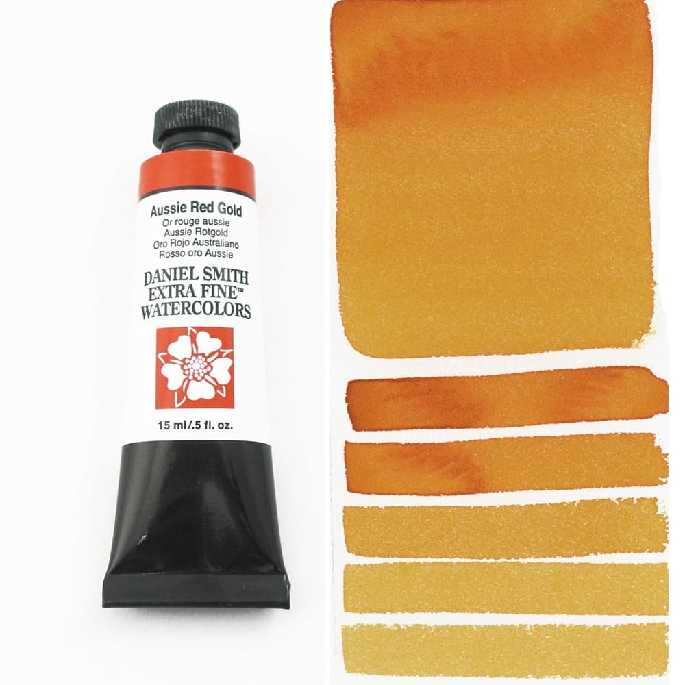 DANIEL SMITH Watercolor Aussie Red Gold 5ml Tube