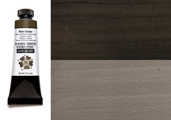 DANIEL SMITH Gouache Raw Umber 15ml tube