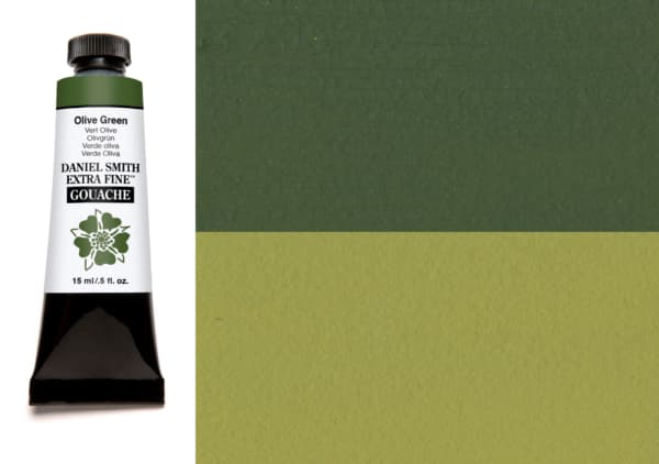 DANIEL SMITH Gouache Olive Green 15ml tube