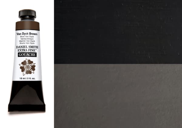 DANIEL SMITH Gouache Van Dyck Brown 15ml tube