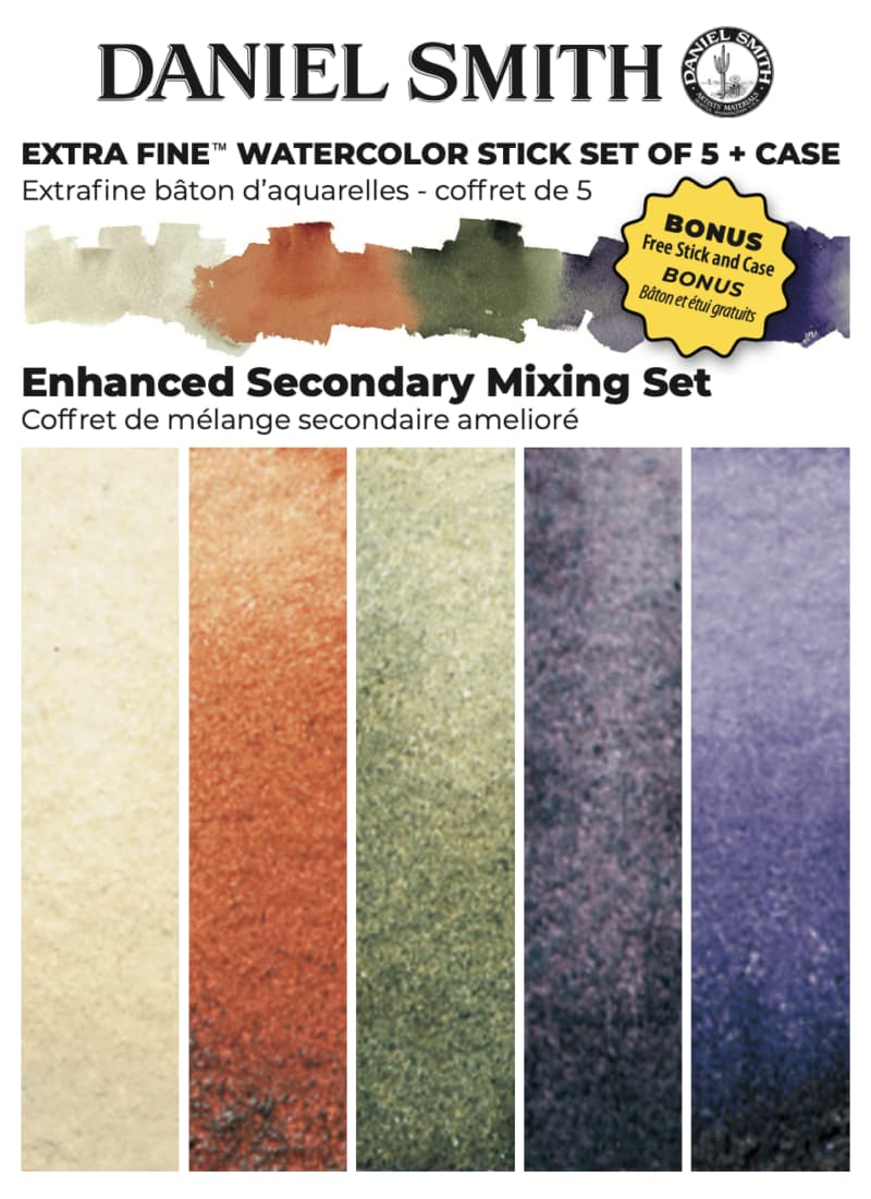 Daniel smith Watercolor Stick Set Enhanced Secondary Mixing