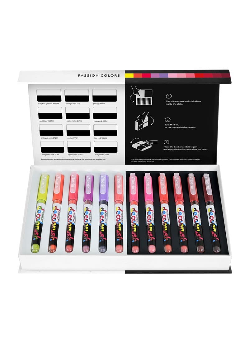 Karin Pigment Decobrush-Passion Colors Collection