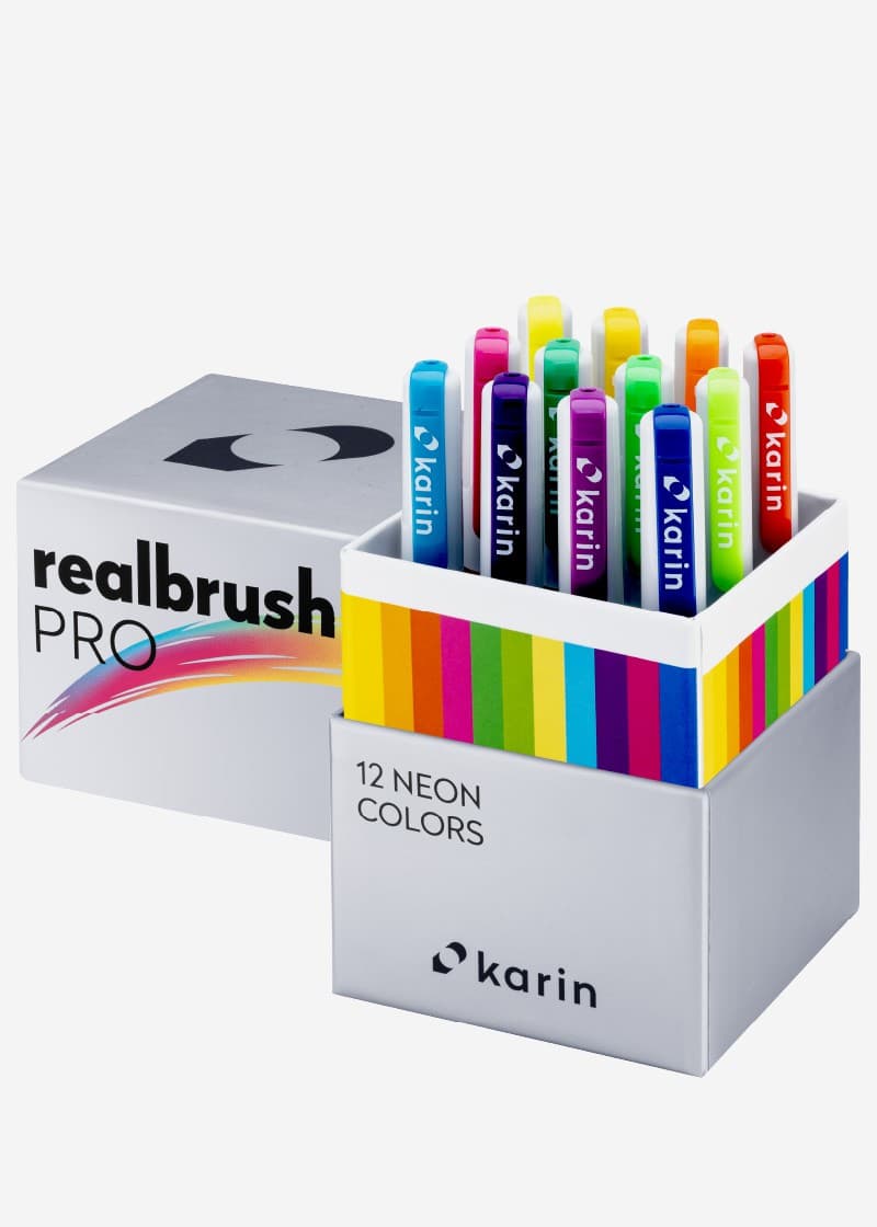Karin Realbrush PRO Neon 12 colors set