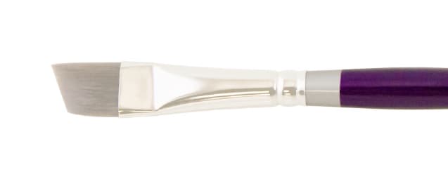 SILVER BRUSH SILVER SILK 88 SHORT HANDLE SERIES ANGLE BRUSH SIZE 3/4 INCH (8806S-3/4)