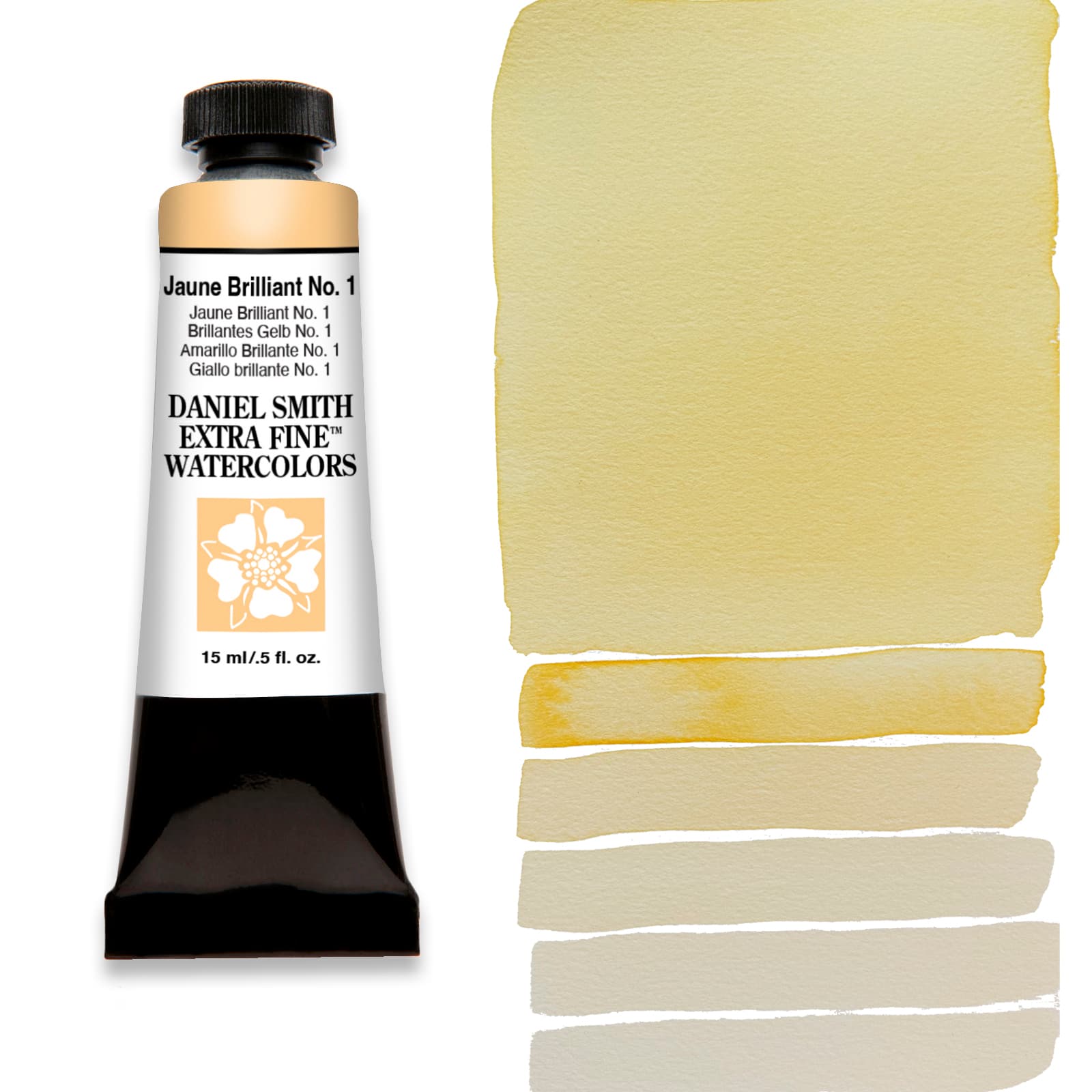 Daniel Smith Watercolor 15ml Tube -Jaune Brilliant No.1