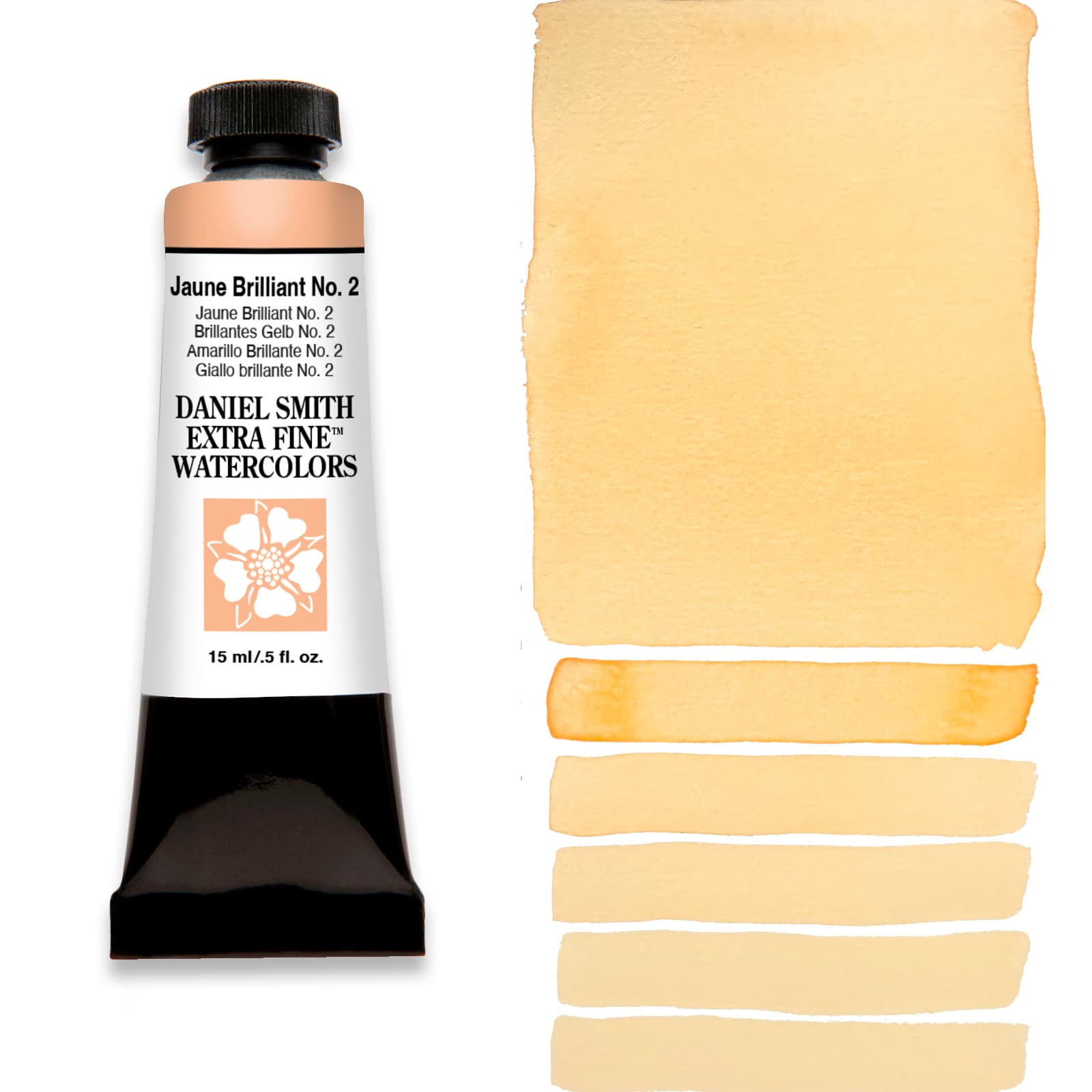 Daniel Smith Watercolor 15ml Tube -Jaune Brilliant No 2