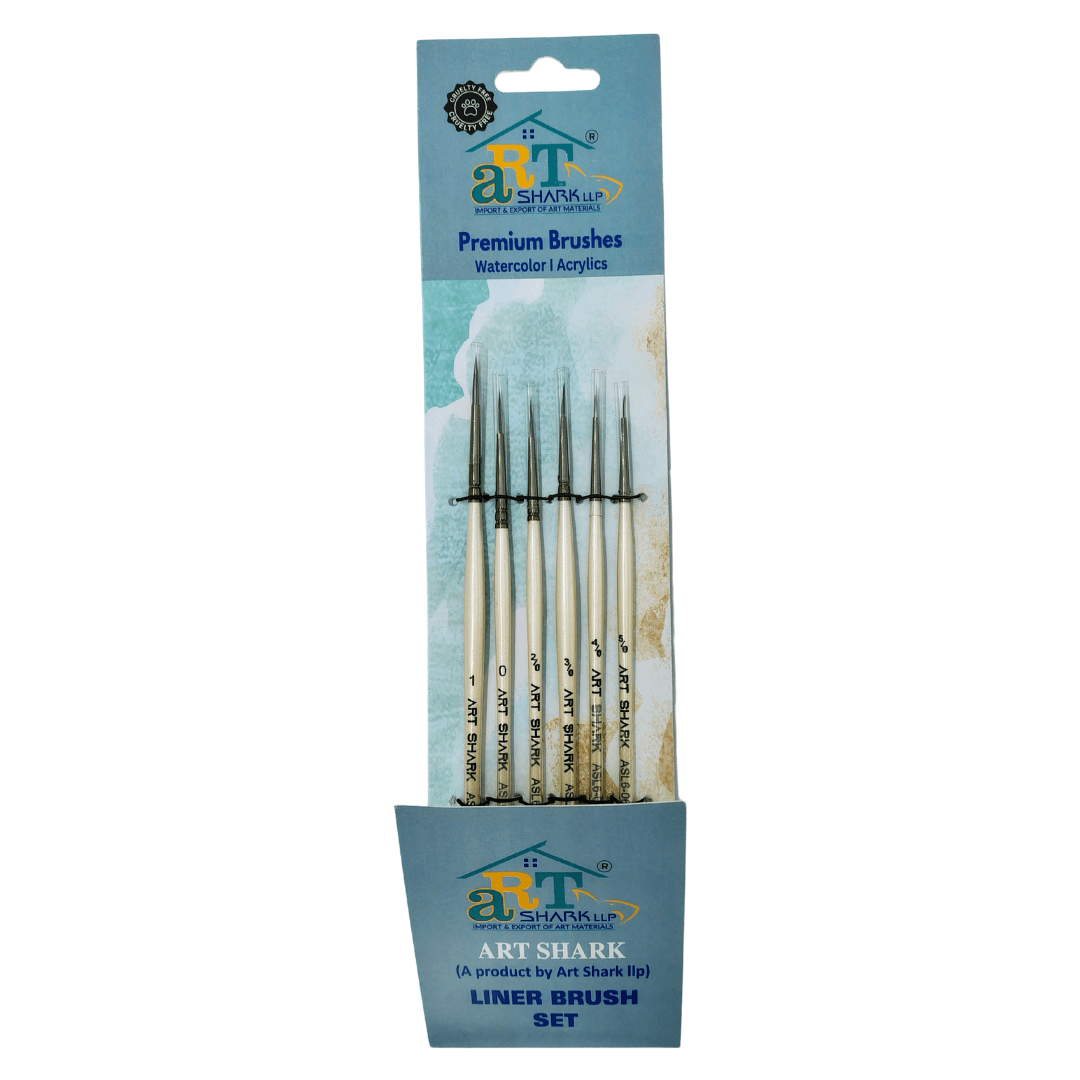 ART SHARK Liner Brush Set of 6 Pcs