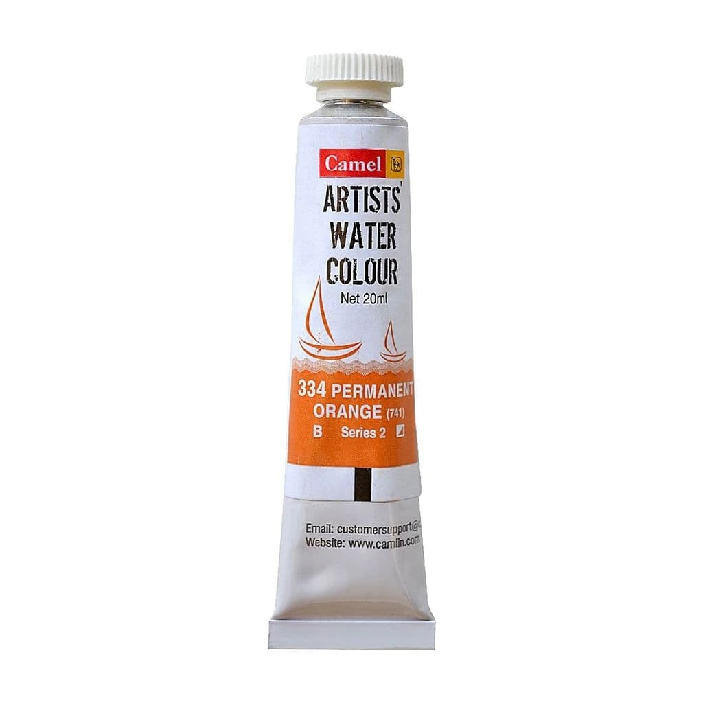 Camel Artist Water Color Permanent Orange Tube 20ml