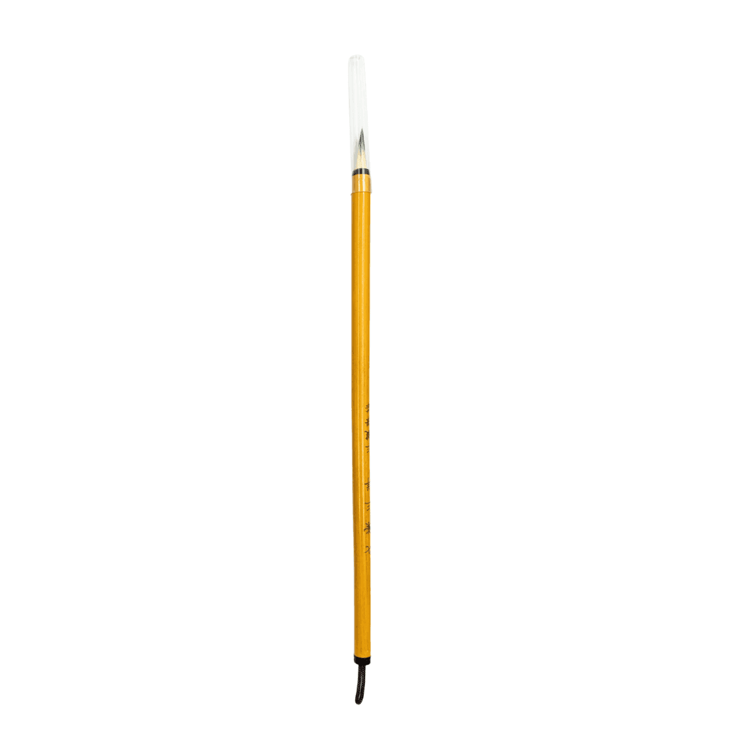 Chinese Mop Brush (Light Brown long Handle Goat Hair) for Calligraphy & Watercolors