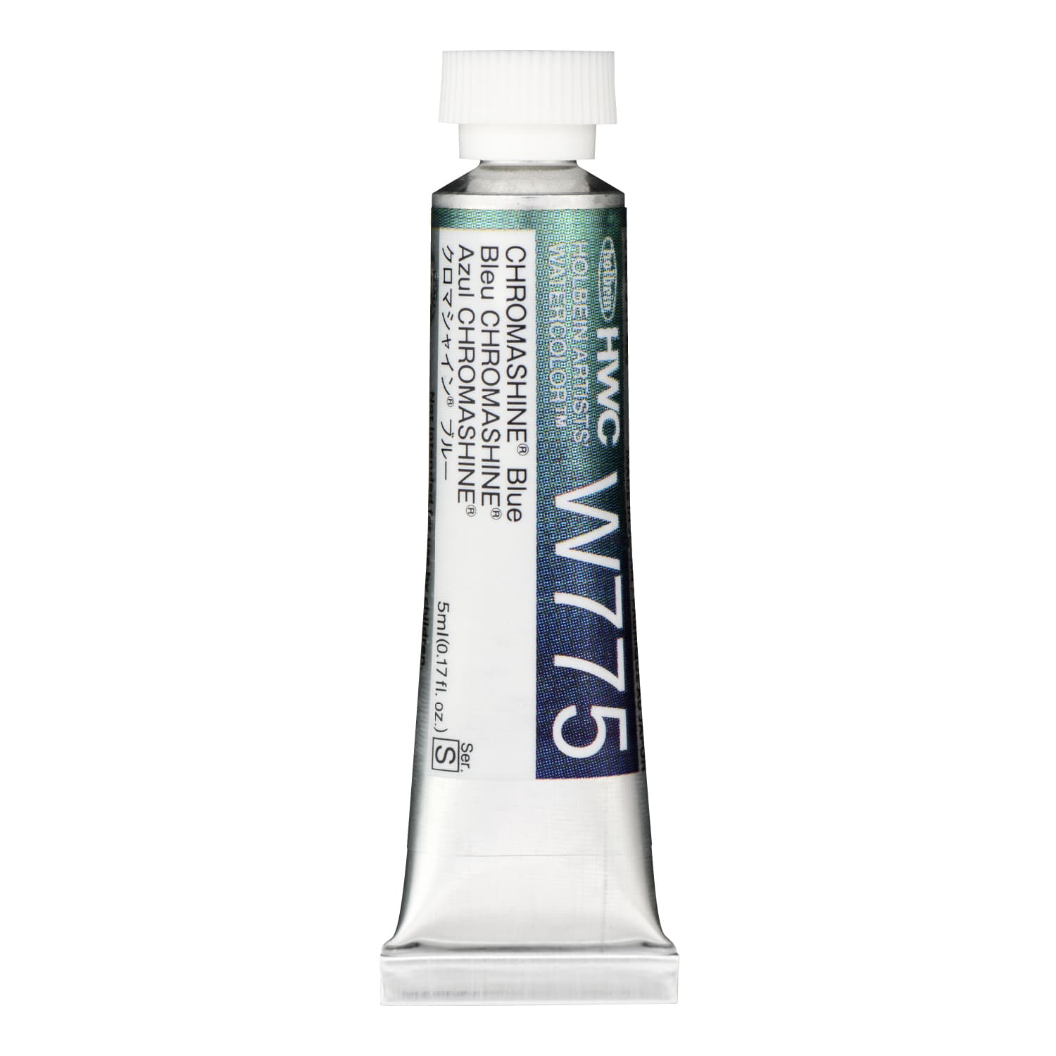 Holbein Watercolor Chromashine Blue S, 5ml Tube, W775