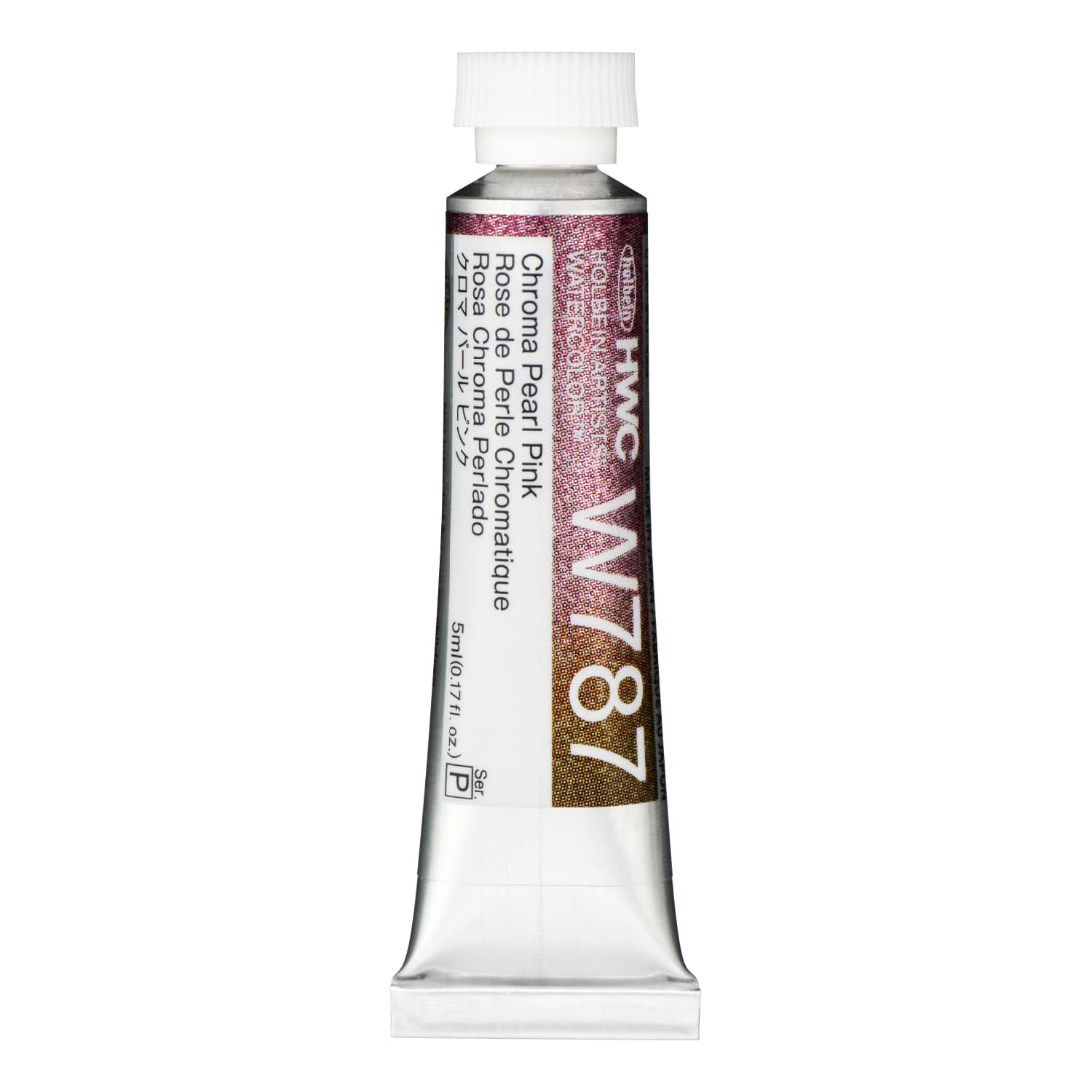 Holbein Watercolor Chroma Pearl Pink P, 5ml Tube, W787
