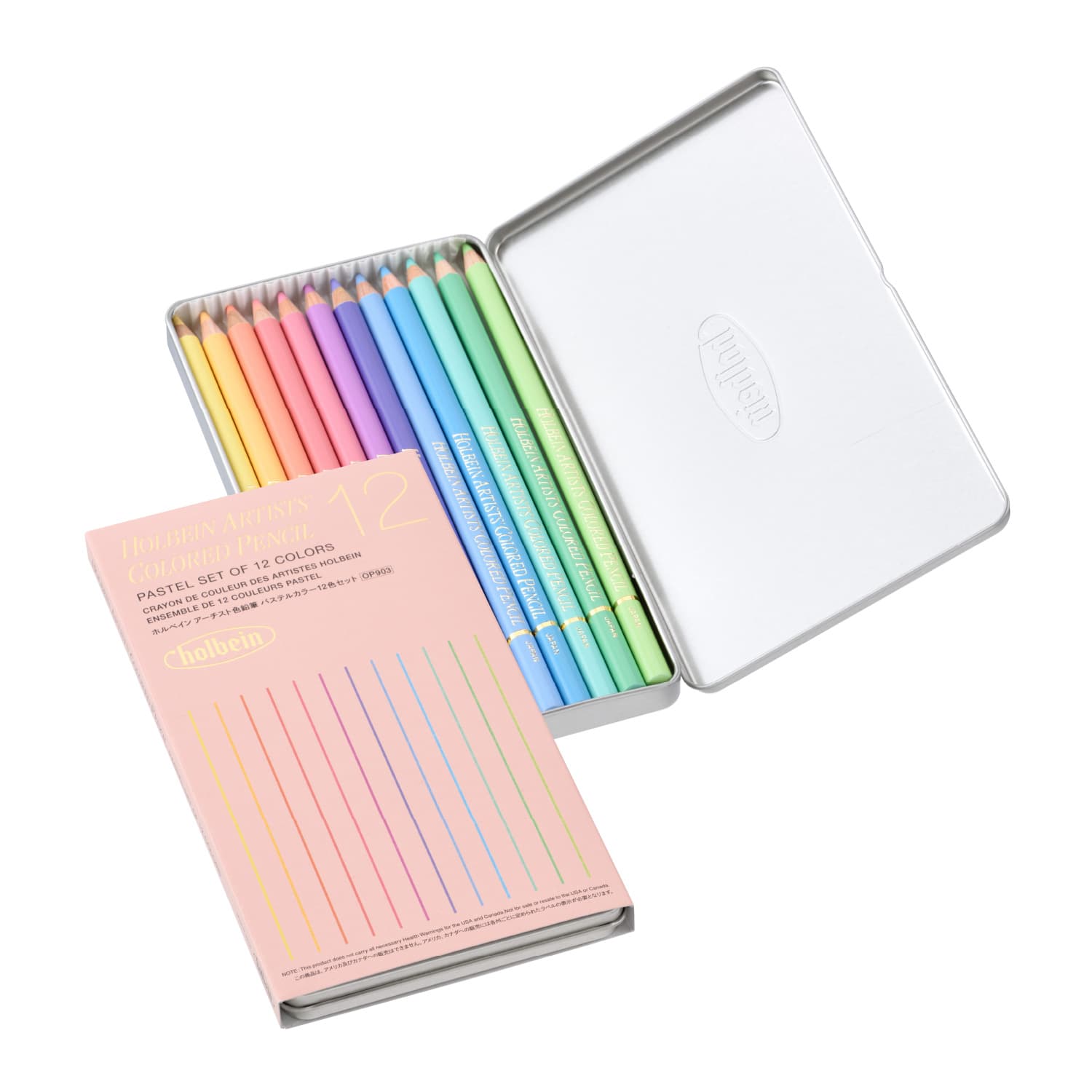 Holbein Artist Color Pencil Pastel Set of 12C (OP903)