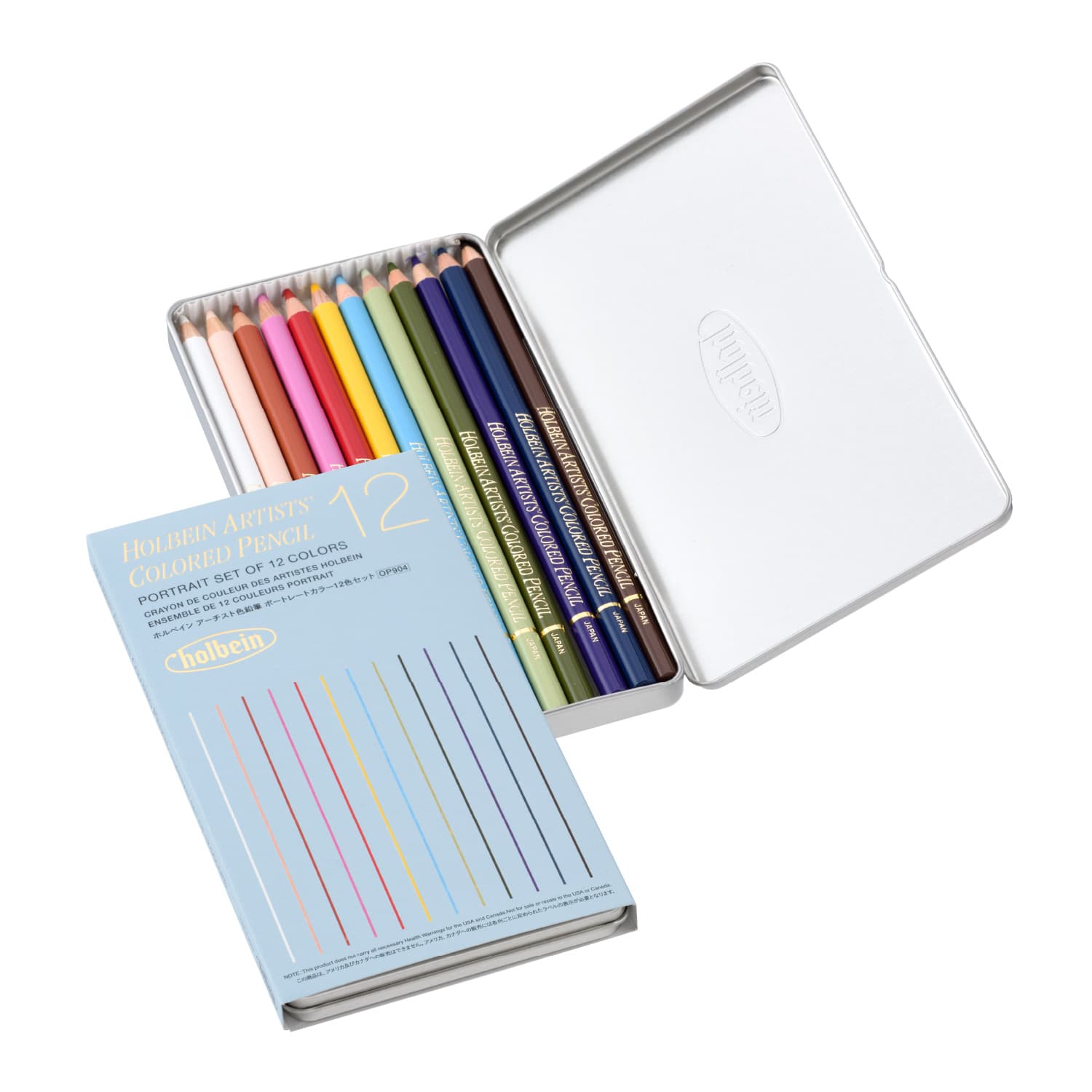 Holbein Artist Color Pencil Portrait Set of 12C (OP904)