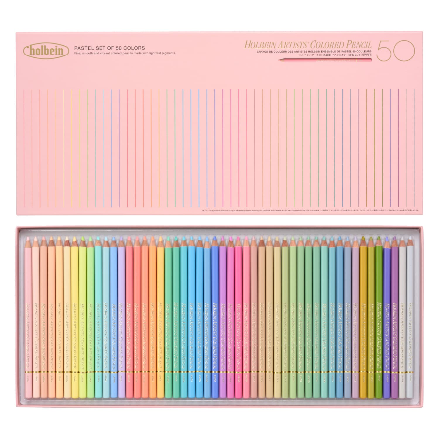 Holbein Artist Color Pencil Pastel Set of 50C (OP936)