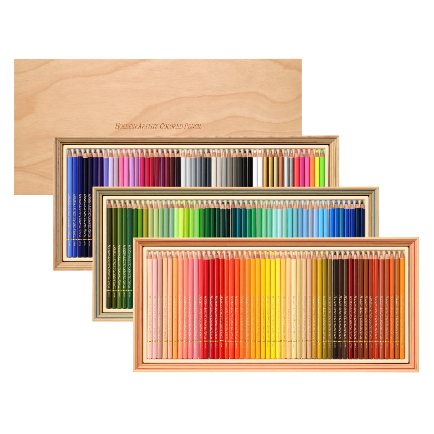Holbein Artist Color Pencil Set of 150C in wooden box (OP948) Limited Edition