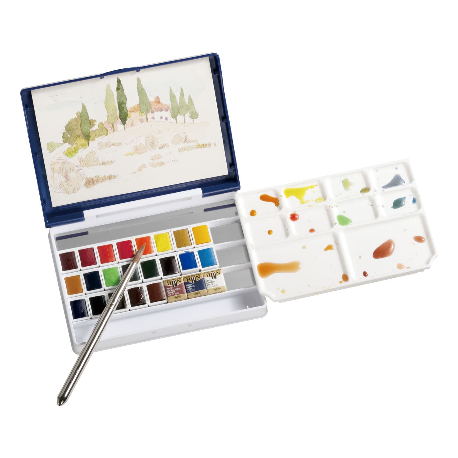 Holbein Artist Watercolor Half Pan Set of 24 Colors