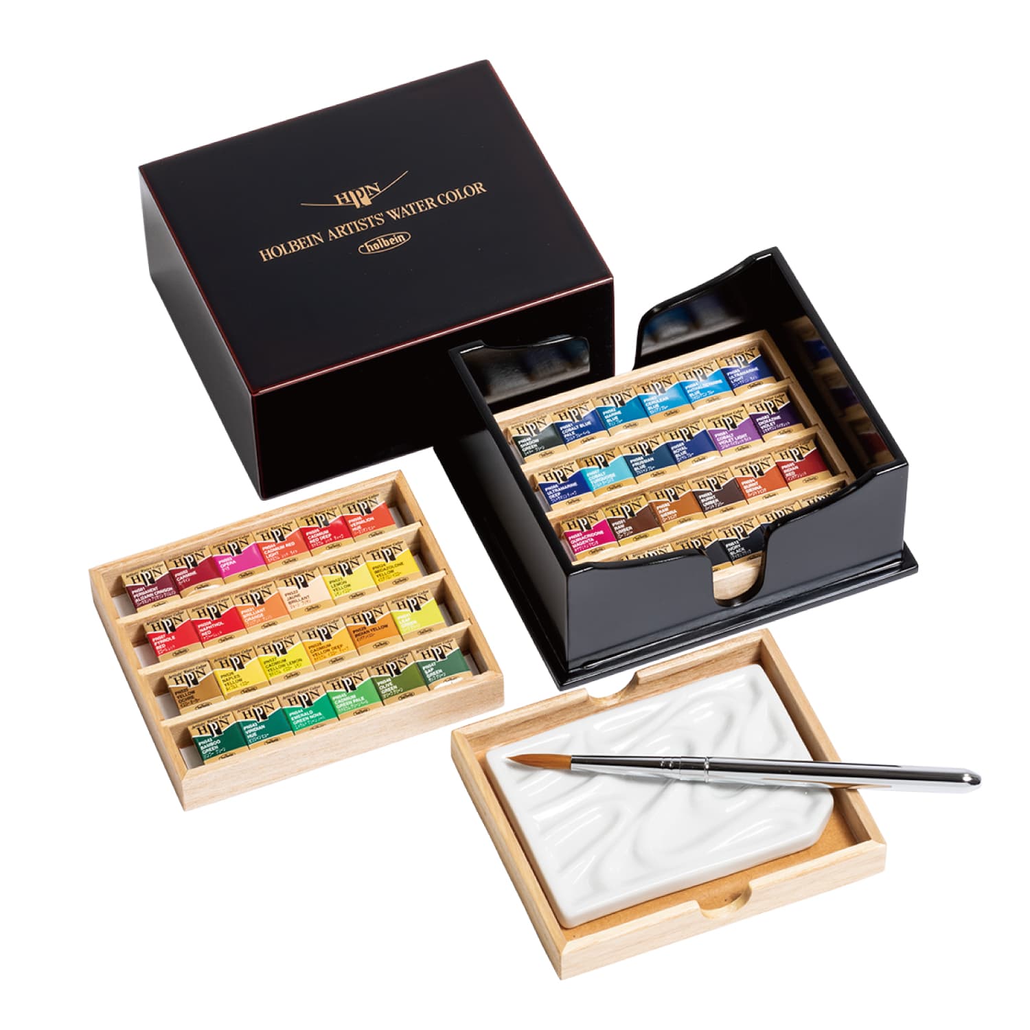 Holbein Artist Watercolor Half Pan Set of 48 Colors