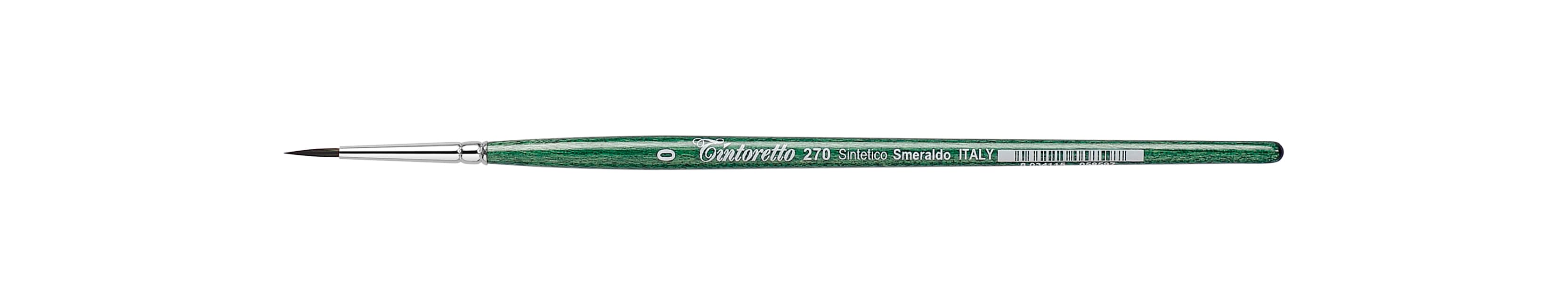 Tintoretto Smeraldo Synthetic Round Brush Series 270, Size- 0