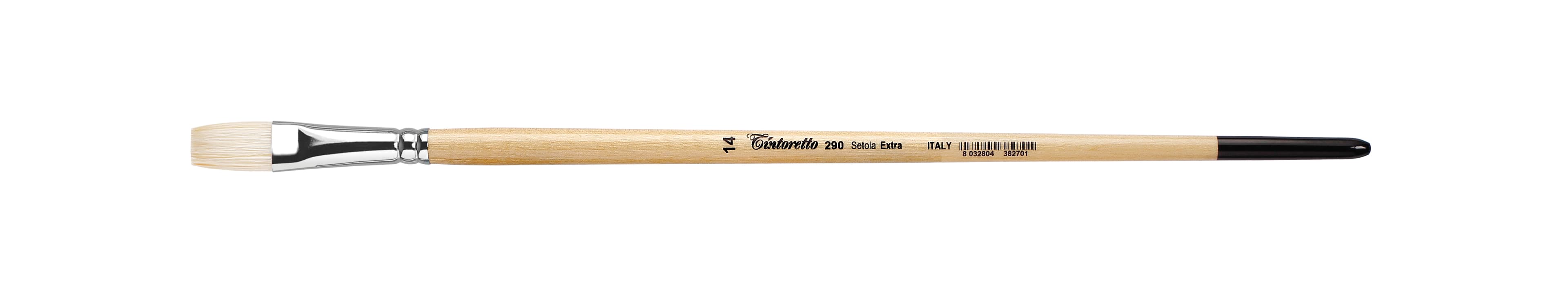 Tintoretto Setola Extra Bristle Flat Brush Series 290, Size-14