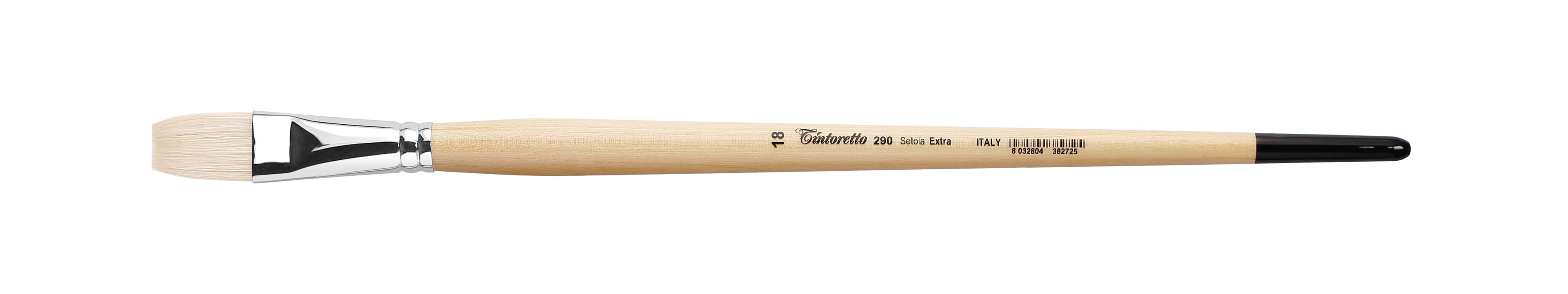 Tintoretto Setola Extra Bristle Flat Brush Series 290, Size-18