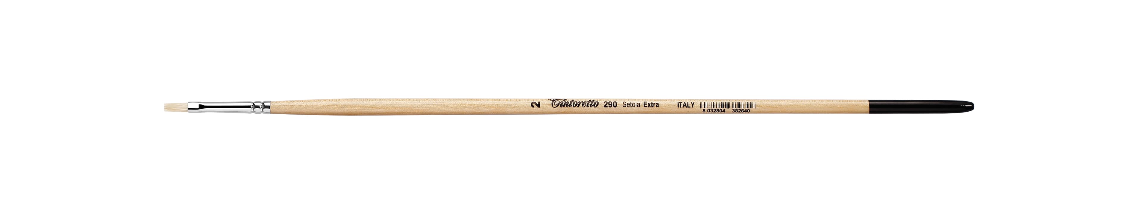 Tintoretto Setola Extra Bristle Flat Brush Series 290, Size-2
